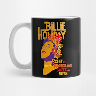 Billie's Blossoms: A Tribute to Jazz Icon Billie Holiday Mug